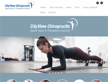 Tablet Screenshot of cityviewchiropractic.com